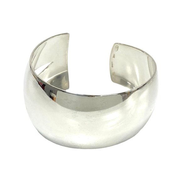 GUCCI Cutout Wide Cuff Bangle Bracelet in Silver 925 (33957) - Picture 1 of 5